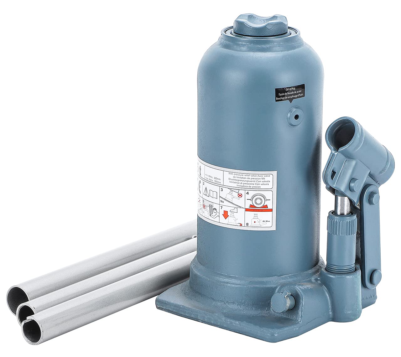 5 Ton Double Ram Hydraulic Bottle Jack H3127
