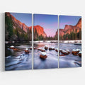 Yosemite Valley at dusk Photographic Print on Wrapped Canvas V259173