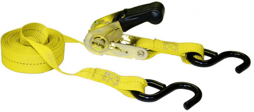 Ratchet Tie Down, 500 lb, 15 ft L x 1 in W H18732