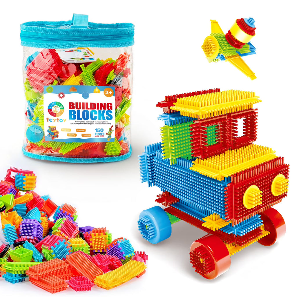 150pcs Bristle Shape 3D Building Blocks Toy Set S3451