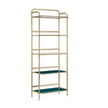 5-Shelf Bookcase in Satin Gold B54750