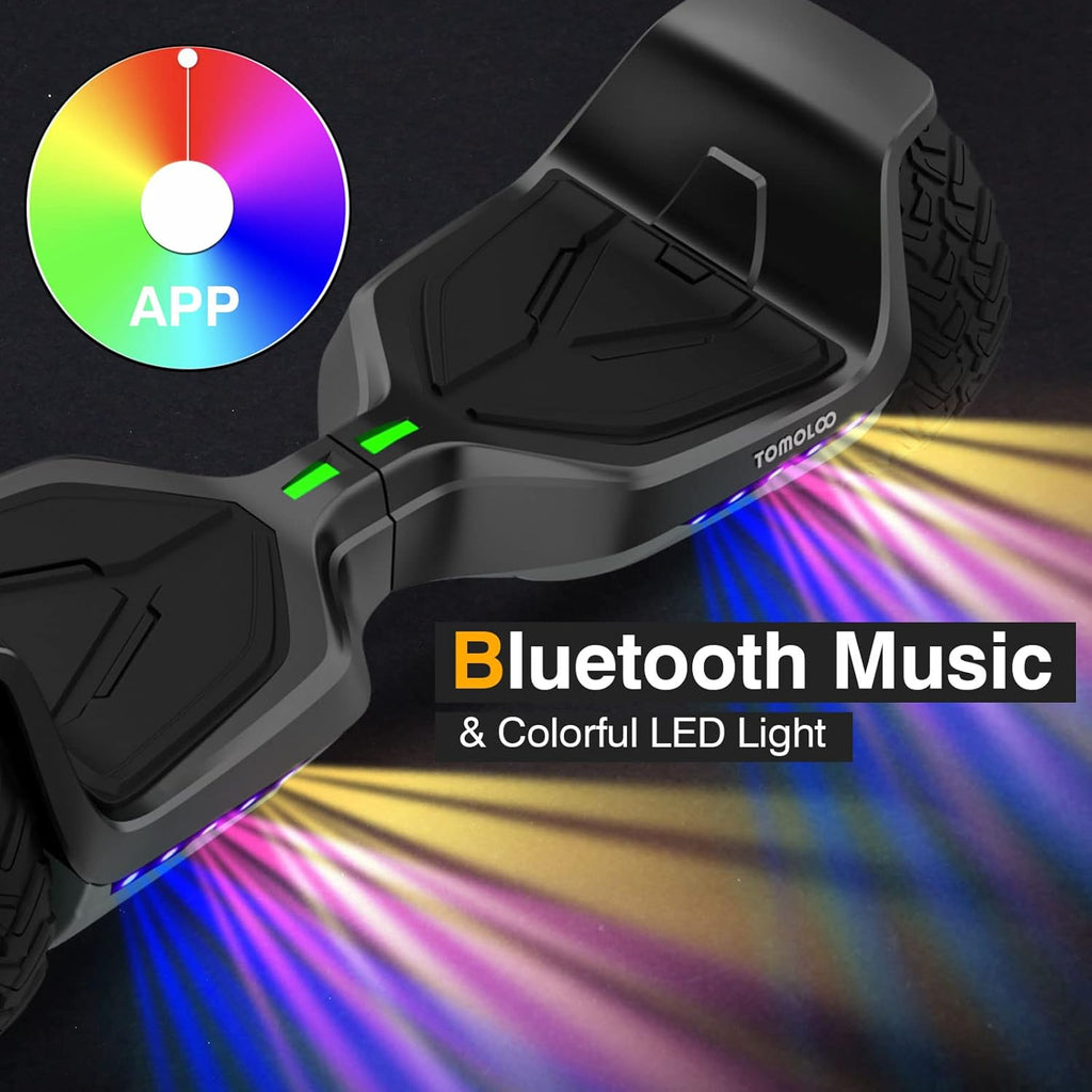 8.5'' All Terrain Hoverboard with Bluetooth and LED Lights K839