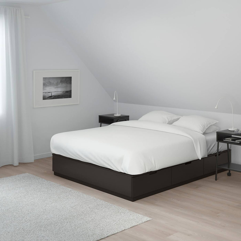 King Anthracite Bed Frame with Storage A27596