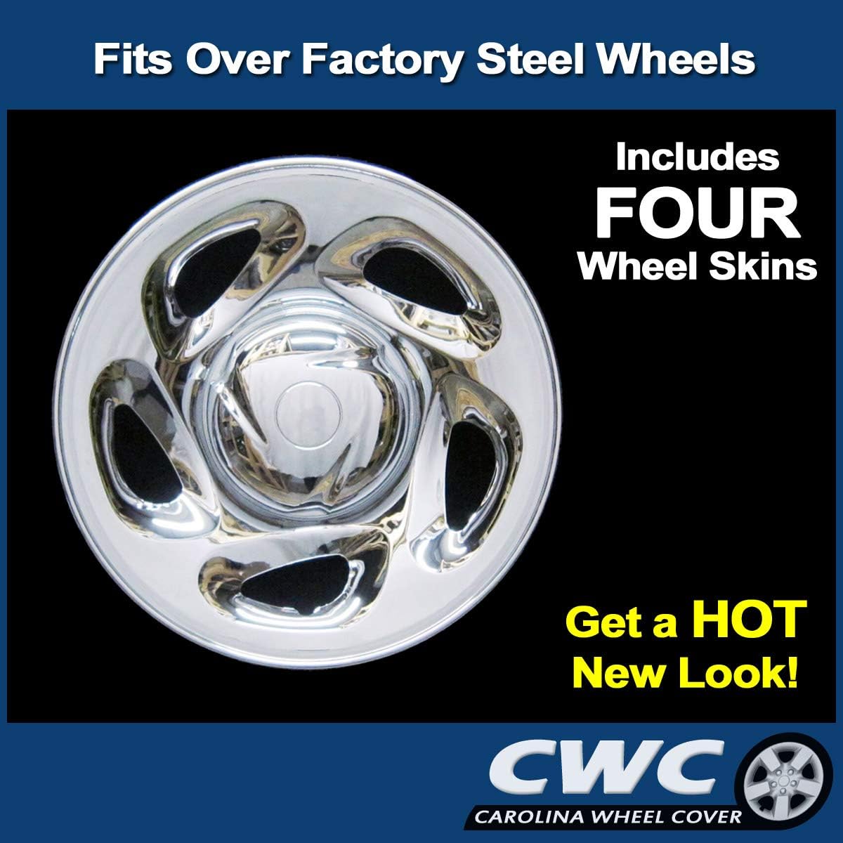 Chrome Wheel Skins Set of 4 U826