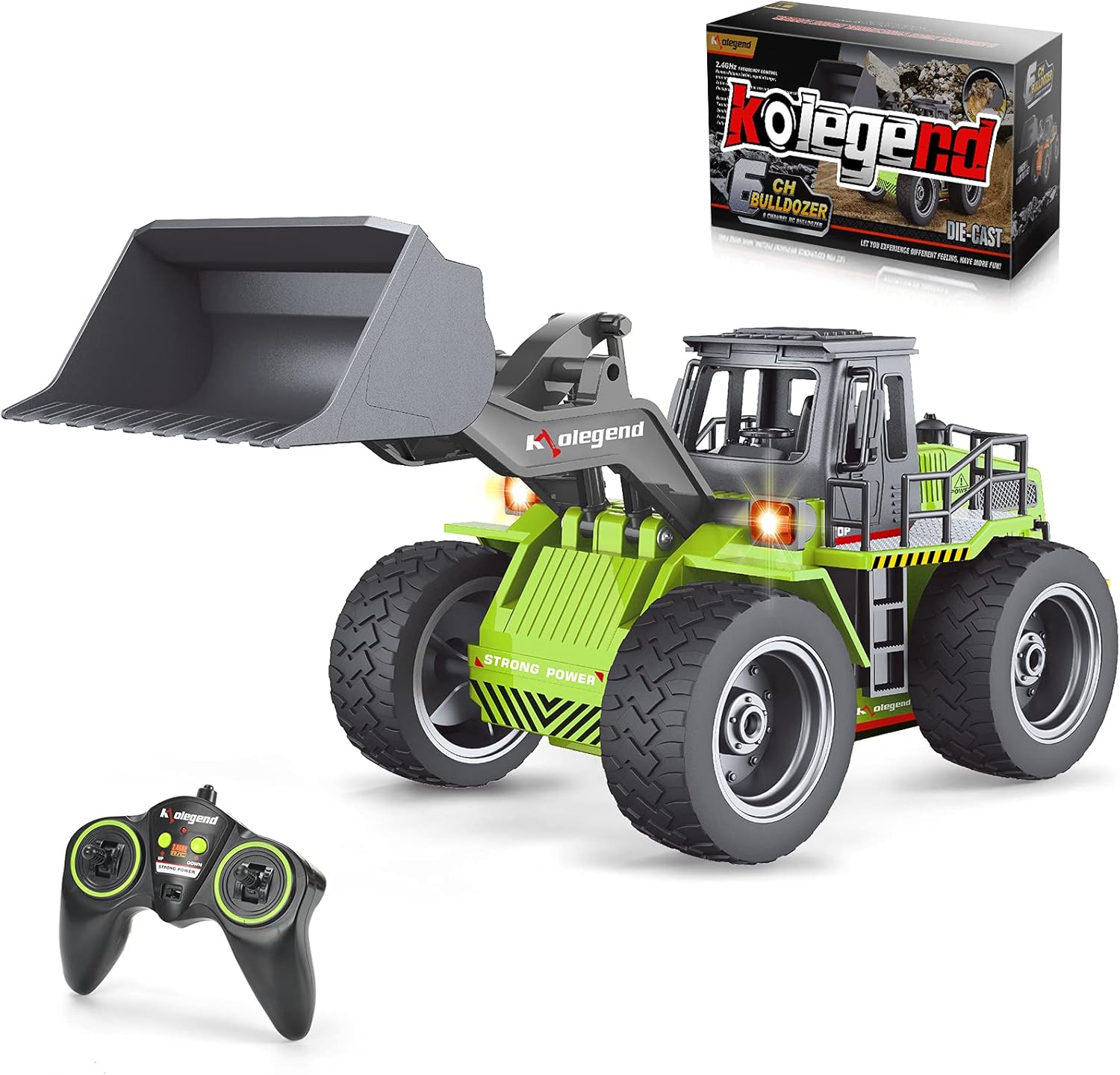 1/18 Scale RC Construction Metal Front Loader 4WD Truck with Rechargeable Battery F806