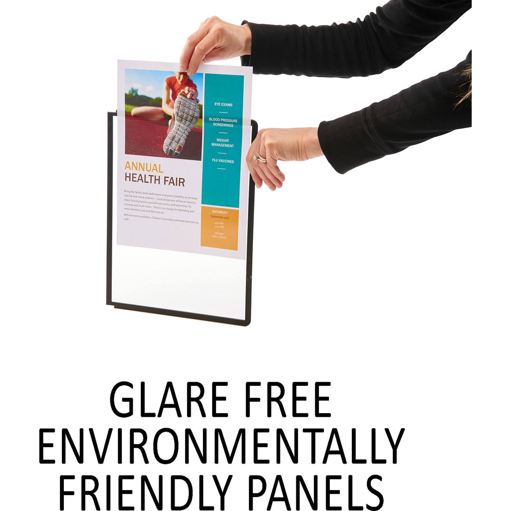 Black Sherpa 40-Panel Carousel Reference System, 80-Sheet Capacity I8229