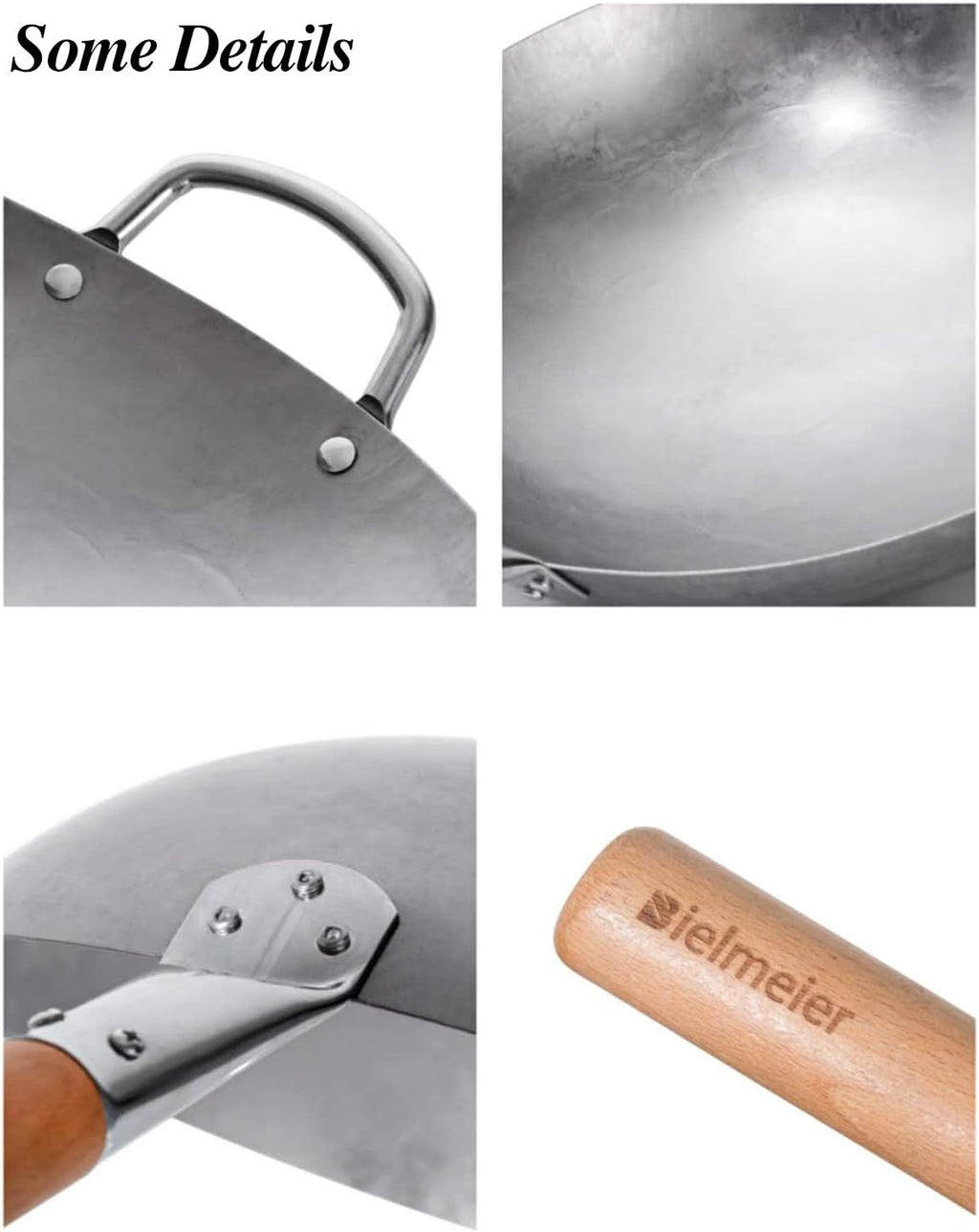 14 Inch Carbon Steel Wok with Wok Ring and Sponge K25658