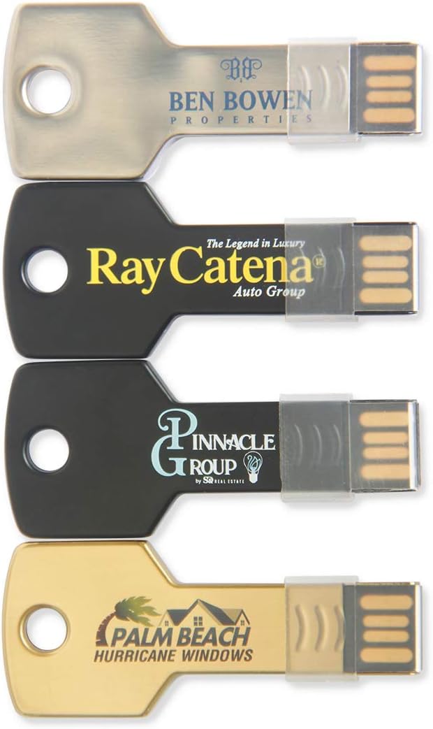 Custom Key Shaped USB Flash Drive 128MB 50 Pack K94485