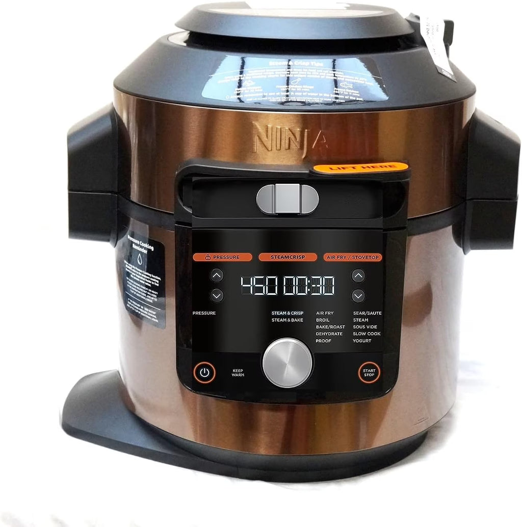 Restored Ninja 8 Qt. Pressure Cooker Steam Fryer with 5 Qt. Crisp Basket G5305