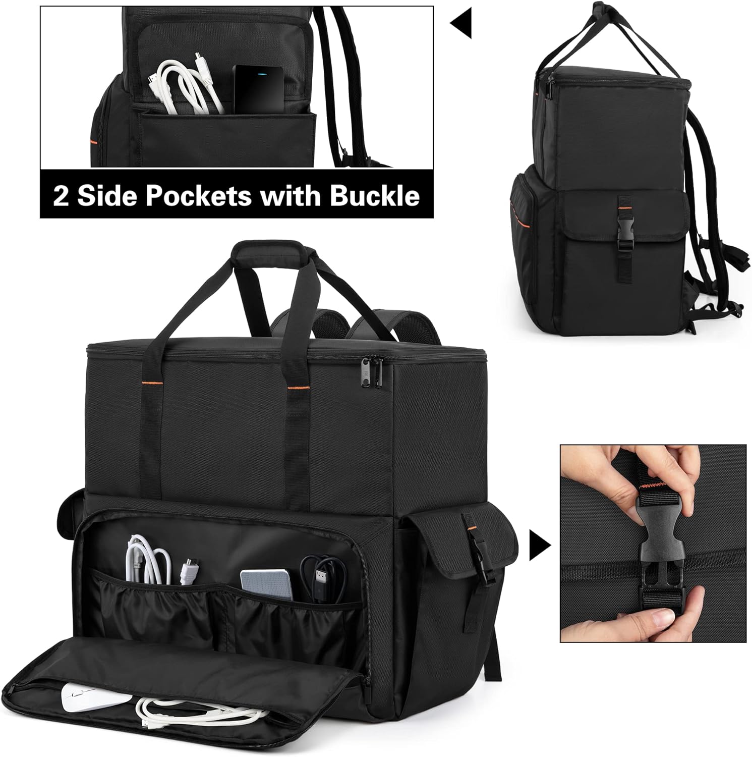 Black PC Backpack Carrying Case N6620