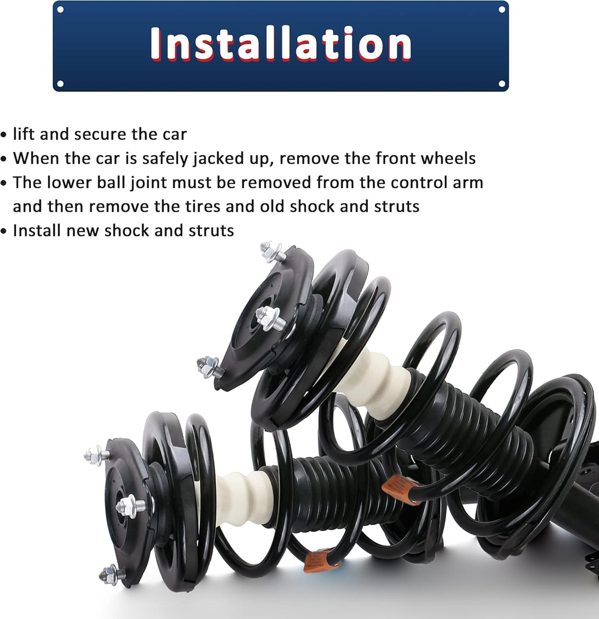 Rear Shocks Absorbers Assemblies for Honda Civic L1842