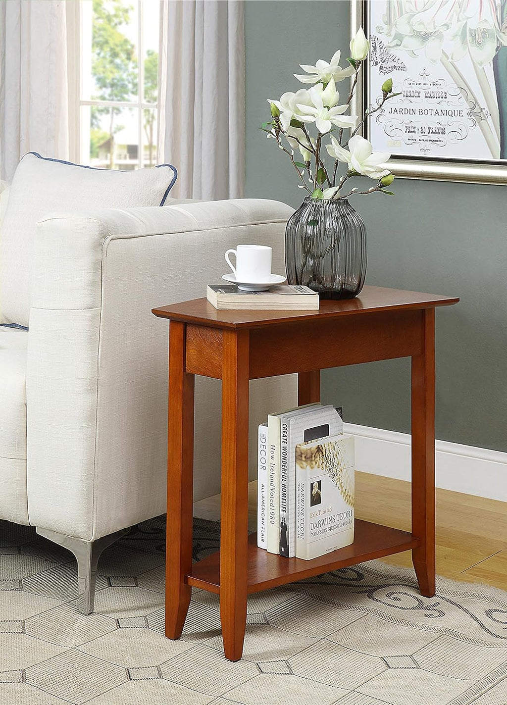 Cherry Wedge End Table W24154
