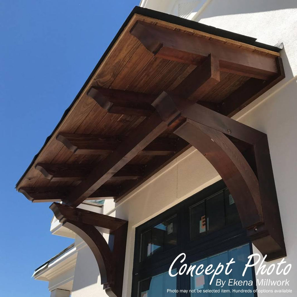 6x22W x 24x22D x 24x22H Rough Sawn Western Red Cedar Bracket R334581