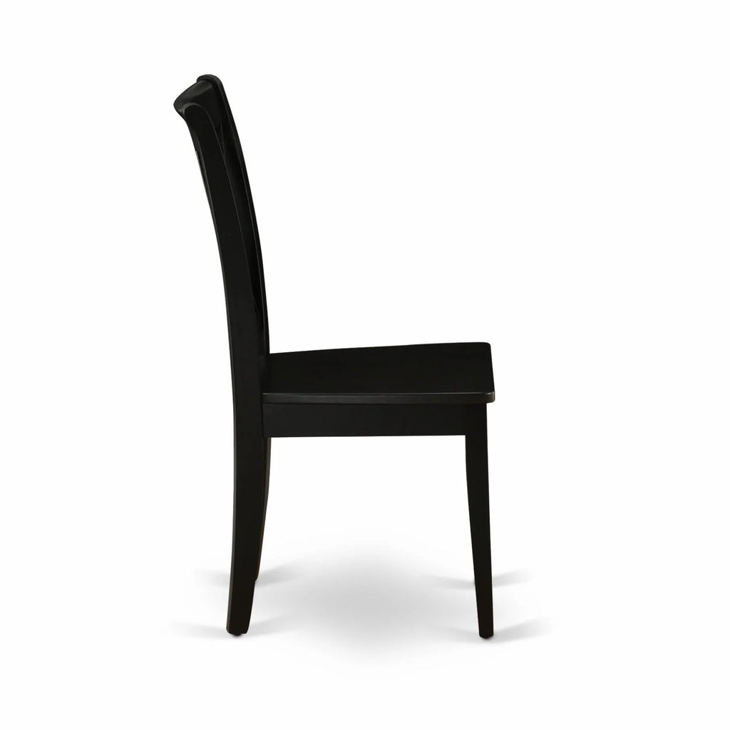 Black Wood Dining Chairs (Set of 2) K439