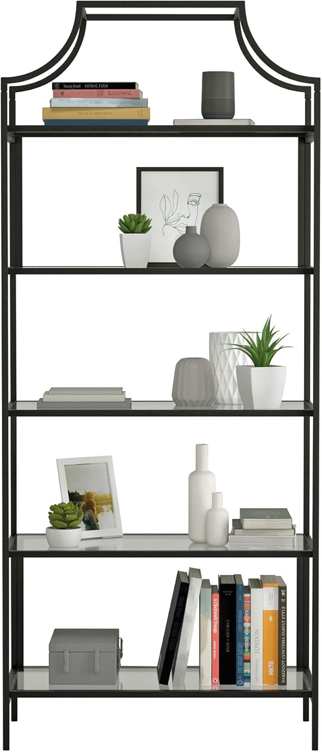 Black Finish Bookcase N5460