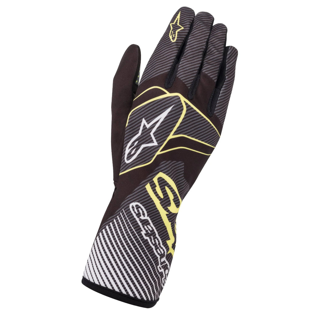 Carbon Gloves Black/Green Lime F6649