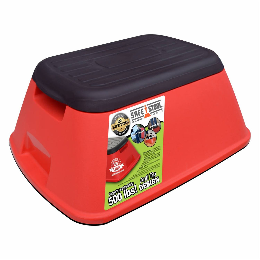 Red Anti-Tip Stool L92619