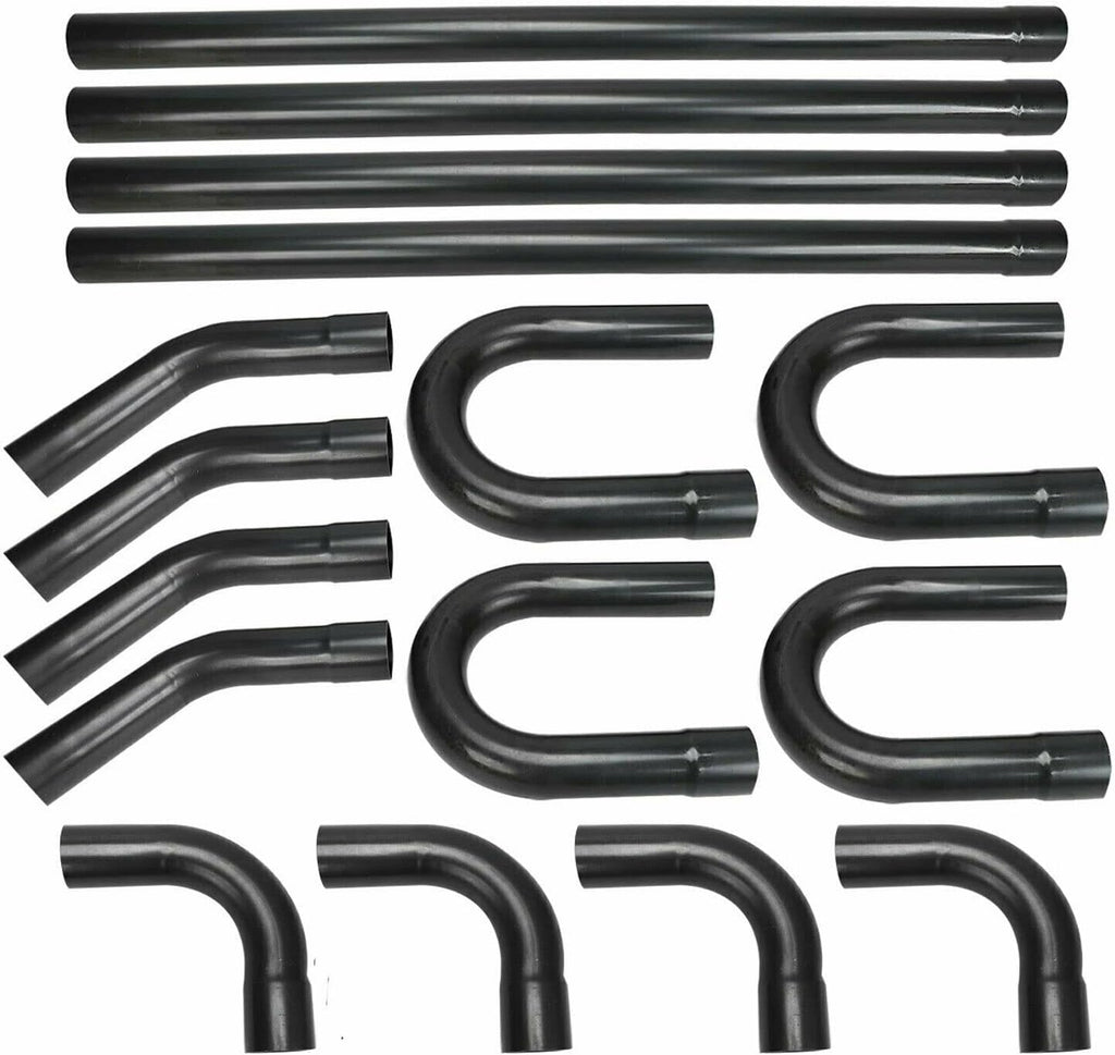 8PCS 2.25'' Mandrel Bend Exhaust Pipe Kit Stainless Q207