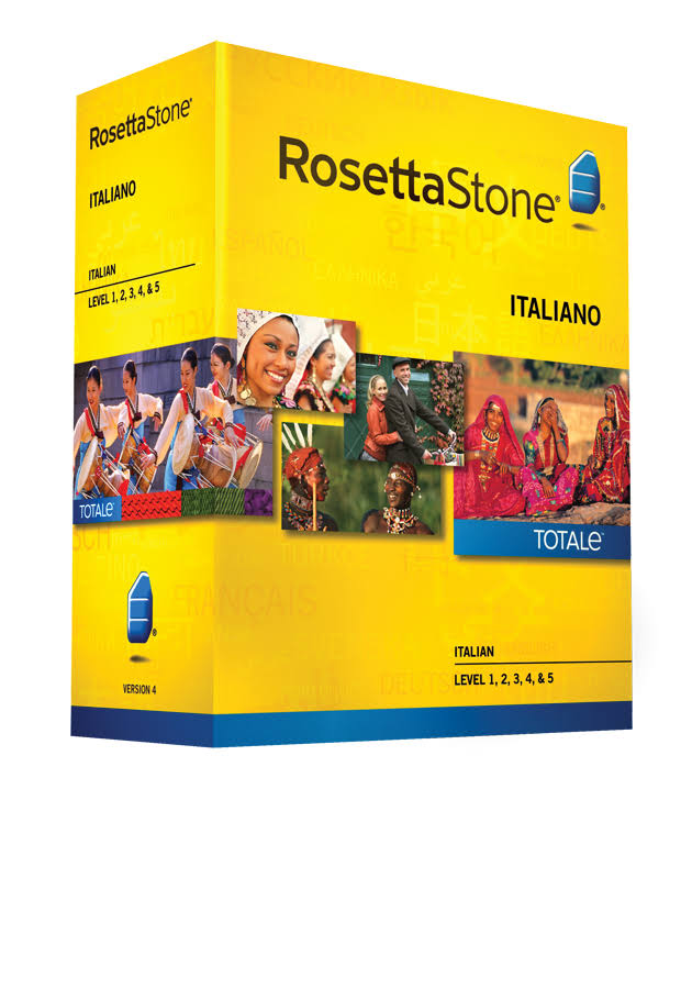 Italian Level 1-5 Set, Up to 5 Users, Up to 2 Computers, Version 4, Box Pack Q516354