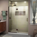 Frameless Hinged Shower Door in Oil Rubbed Bronze Z692769
