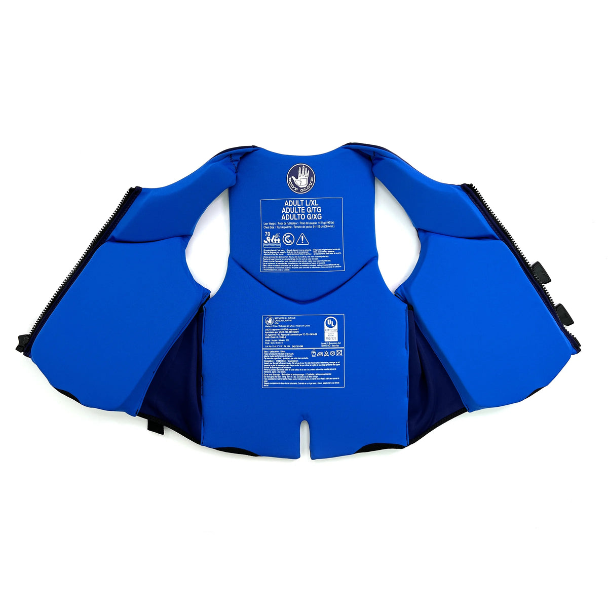 Blue Evoprene Life Jacket and Vest D684