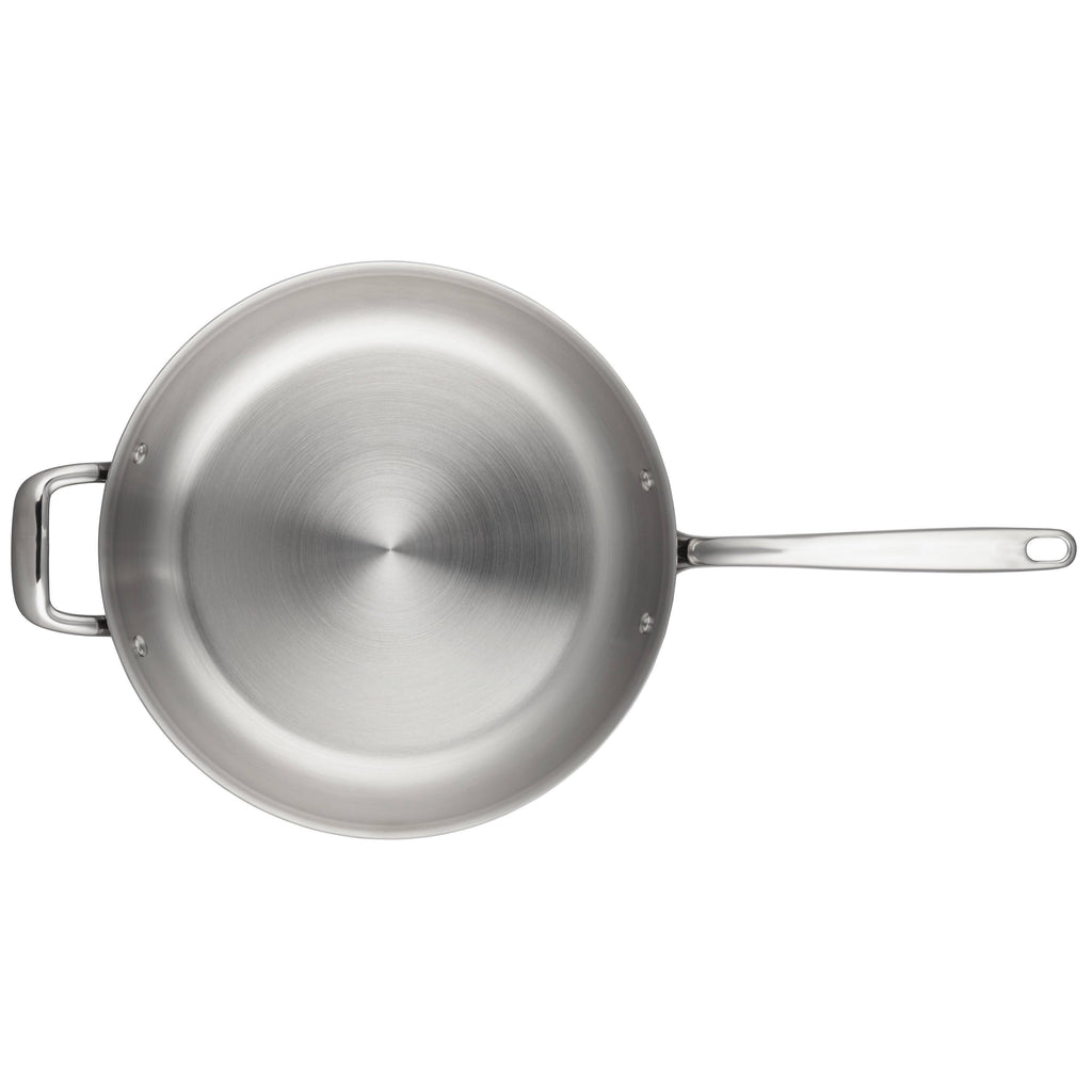 12.5x22 Clad Stainless Steel Fry Pan with Helper Handle E228781