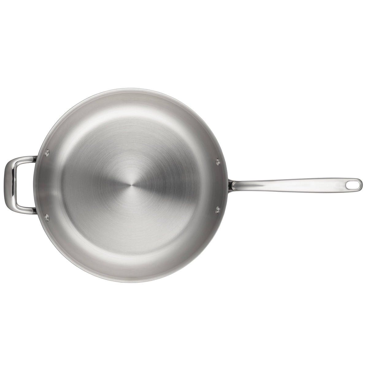 12.5x22 Clad Stainless Steel Fry Pan with Helper Handle E228781