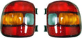 Tail Light Pair Compatible with GMC Sierra 1500 Stepside Bed 1999-03 K9254