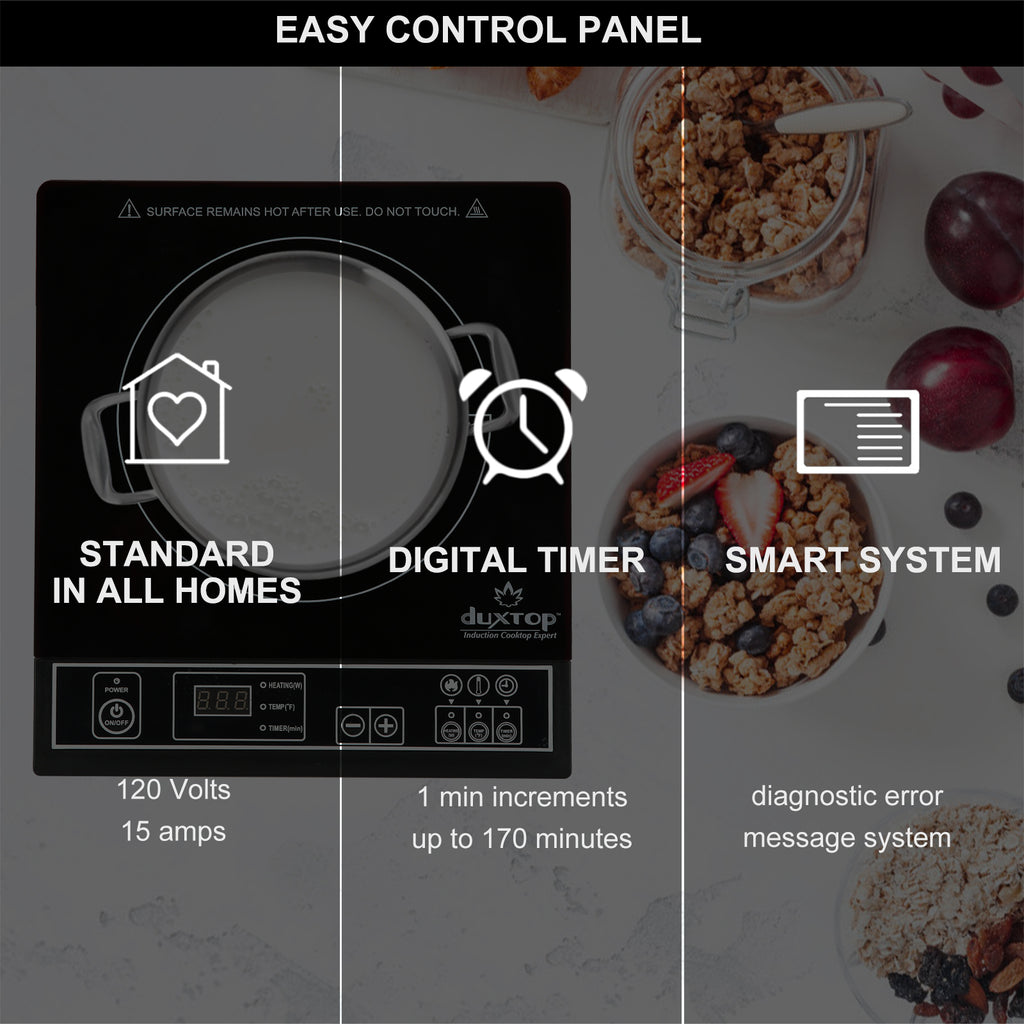 Silver Portable Induction Cooktop F44082