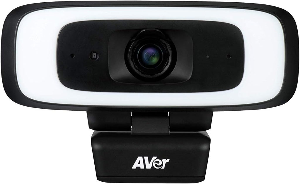 4K USB Webcam with Built-in Lighting and Privacy Cover J8440
