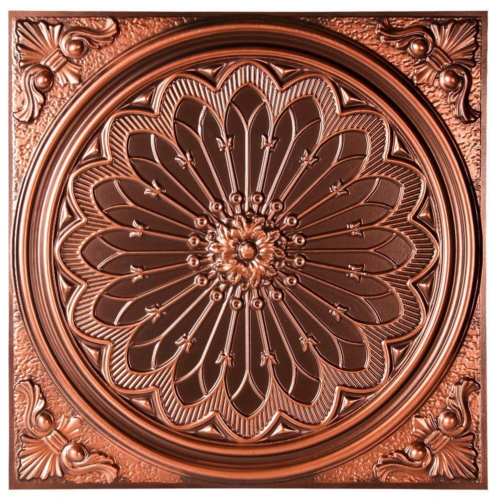 Antique Copper Lay-In Ceiling Tile G496472