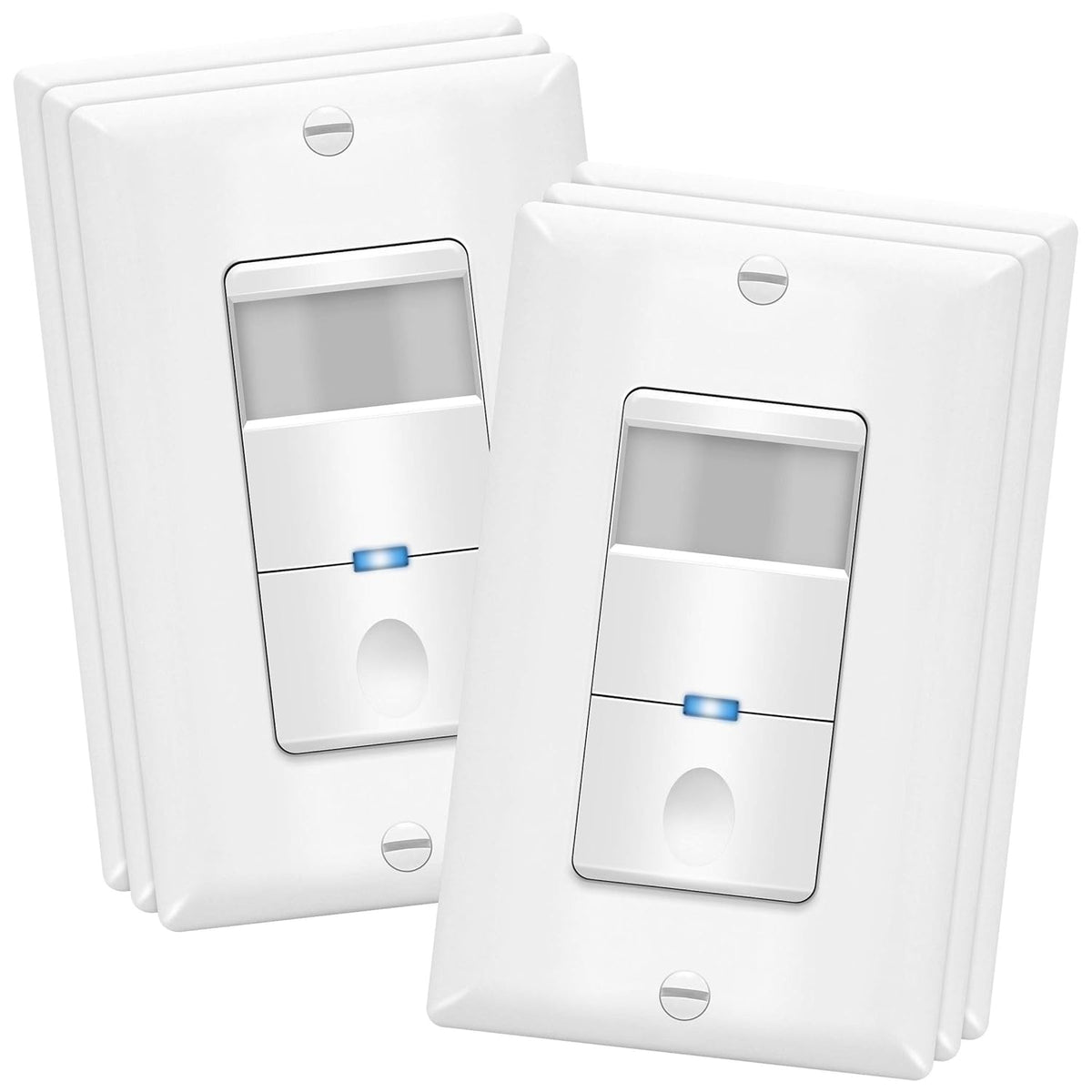 White Motion Sensor Light Switch, 6 Pack W817491