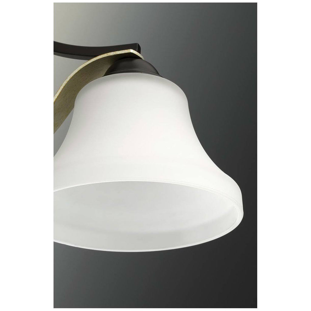 Polished Nickel Two-Light Semi-Flush Convertible Y44021