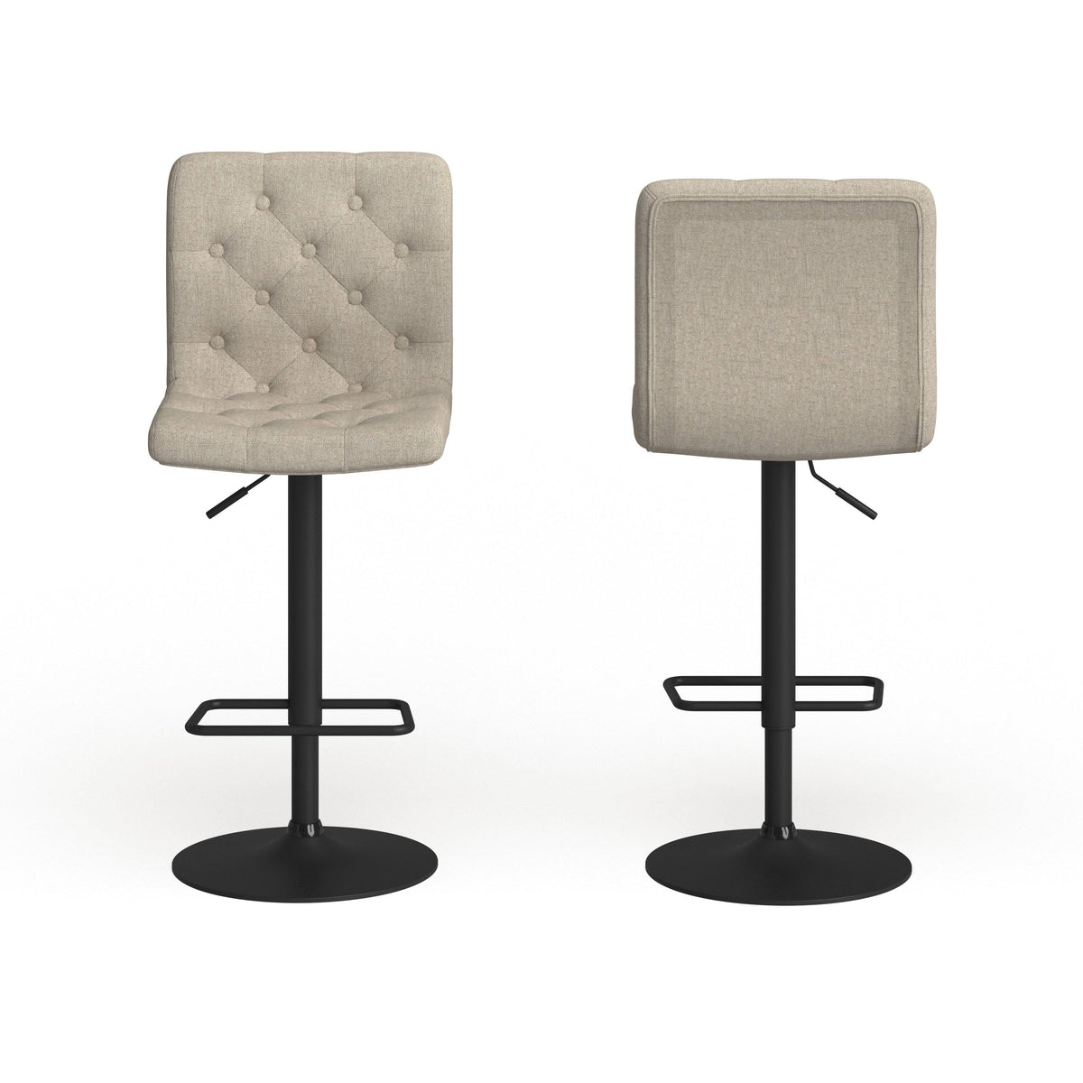 Beige Lift Stool, Set of 2 J214719