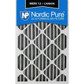 20x25x2 MERV 12 Pleated Carbon Air Filters 12 Pack G272