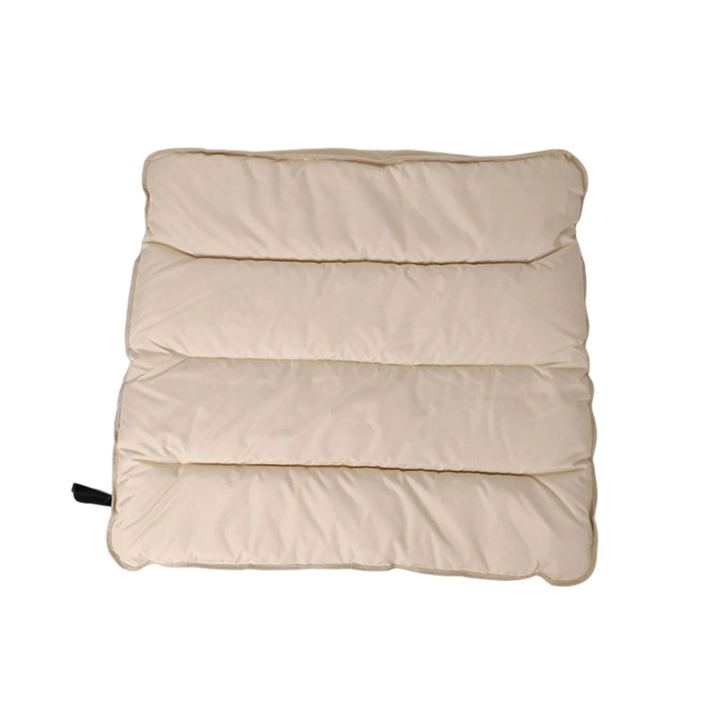 Khaki Folding Beach Lounger Cushion 103cmx91cm W402