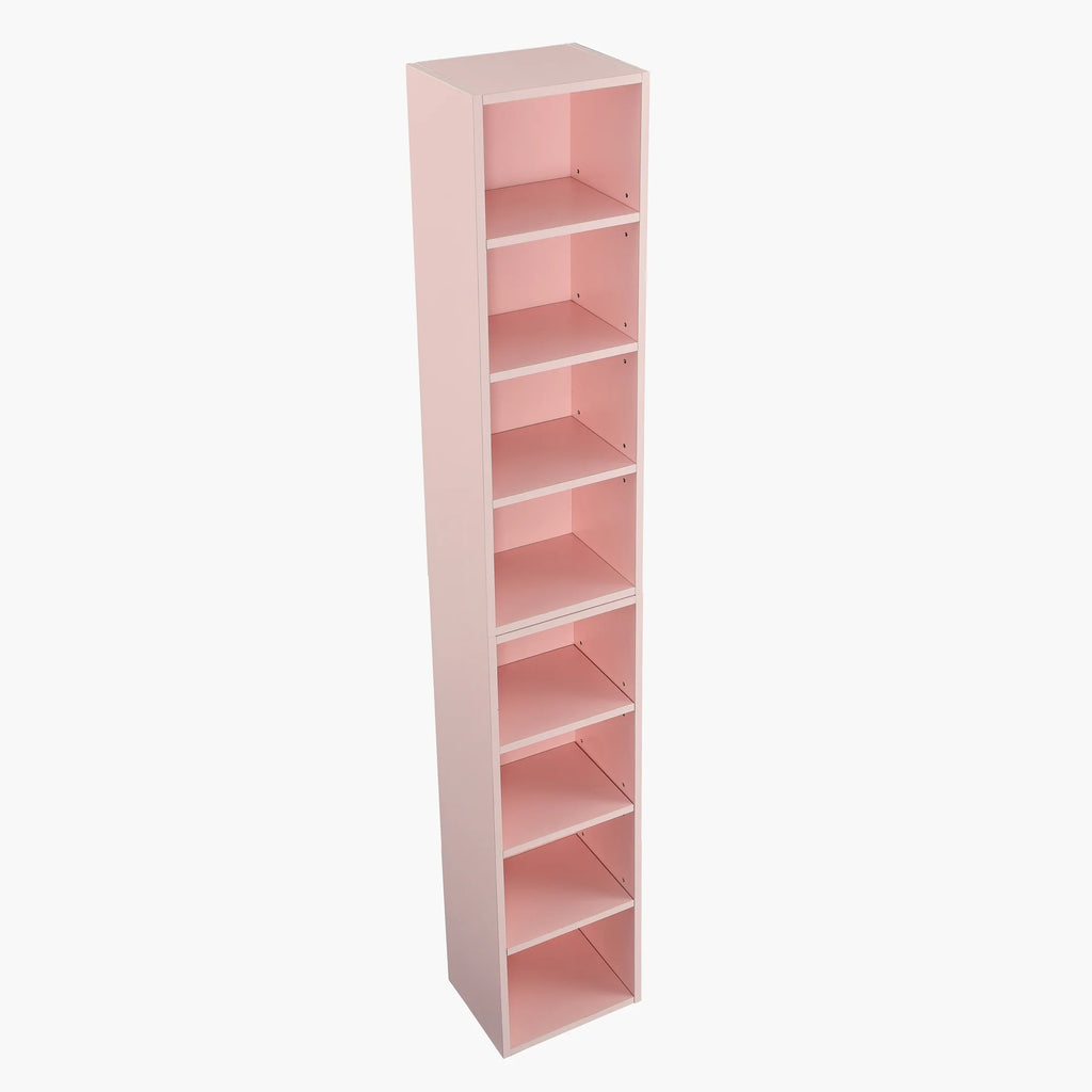 8-Tier Media Tower Rack with Adjustable Shelves S5159