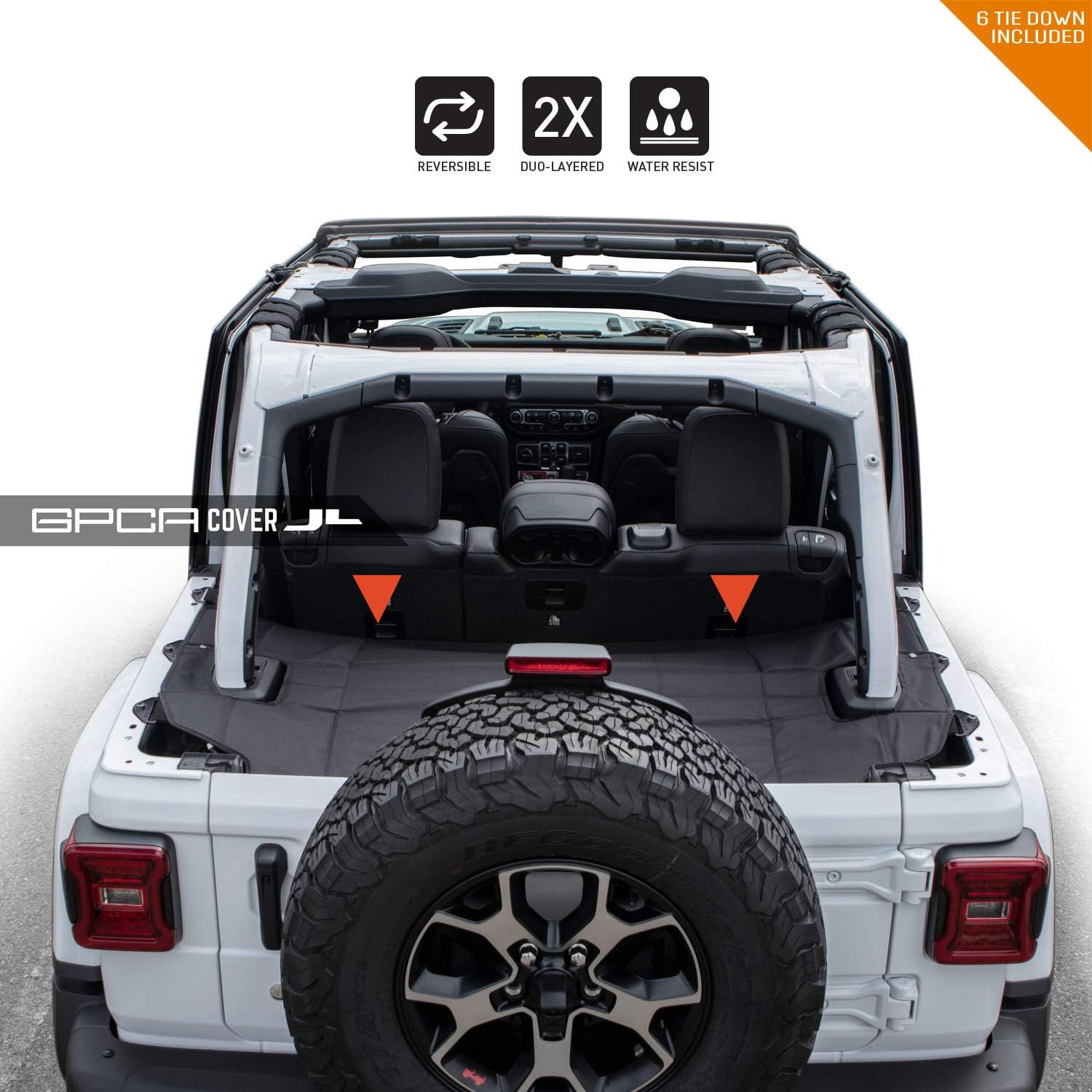Reversible Cargo Cover for 4DR JL Hardtop Q4868
