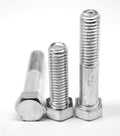 Fine Thread Grade 5 Hex Cap Screw Bolt, Medium Carbon Steel Zinc Plated, Pk 25 O693
