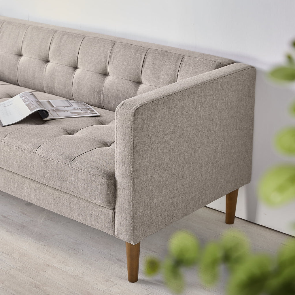 Oatmeal Grey 2-Seater Loveseat L317742