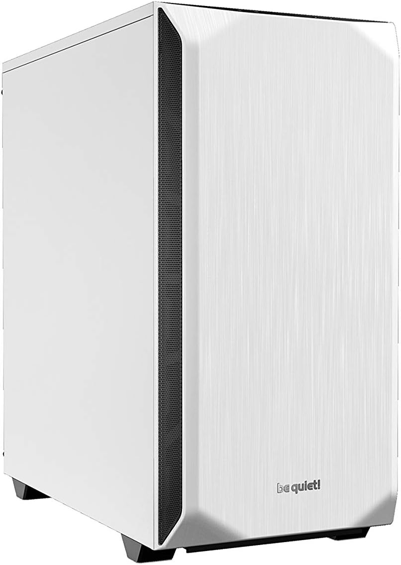 White Mid Tower ATX Case with Tempered Glass Window K5938