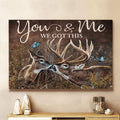 Deer Framed Canvas Poster 16x24inch Pack of 2 T10334