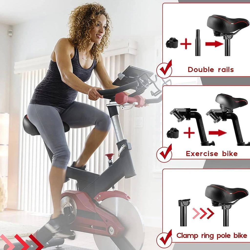 Breathable Bike Seat with Absorbing Ball G6054