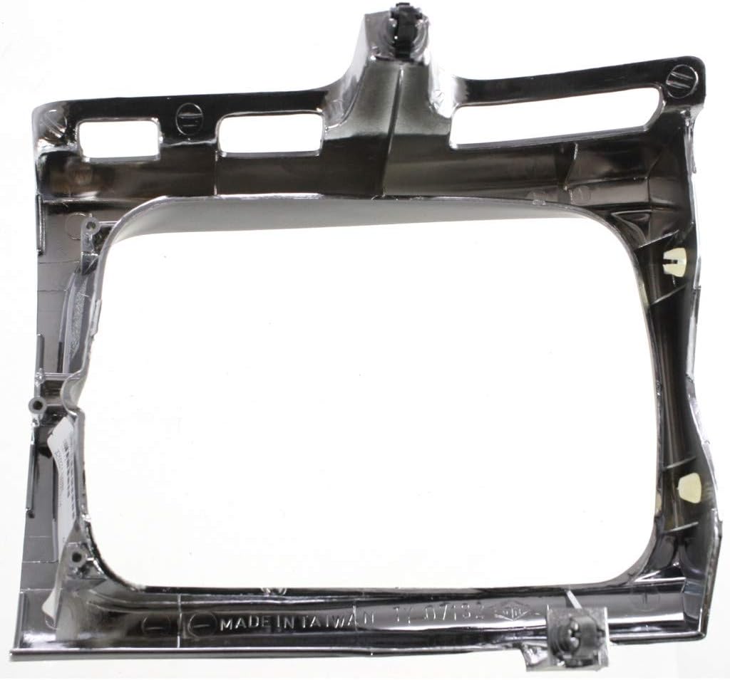 Chrome/Black Headlight Door Pair for Toyota Pickup 1992-1995 X311374