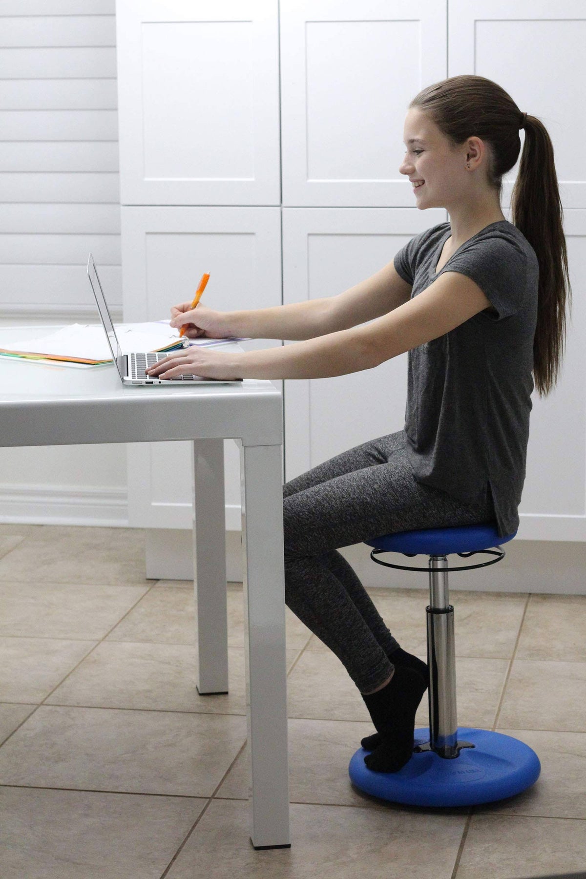 Adjustable Wobble Chair, Dark Blue C4626