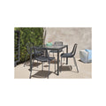 Modern Mini Patio Side Chair in Blue E84763