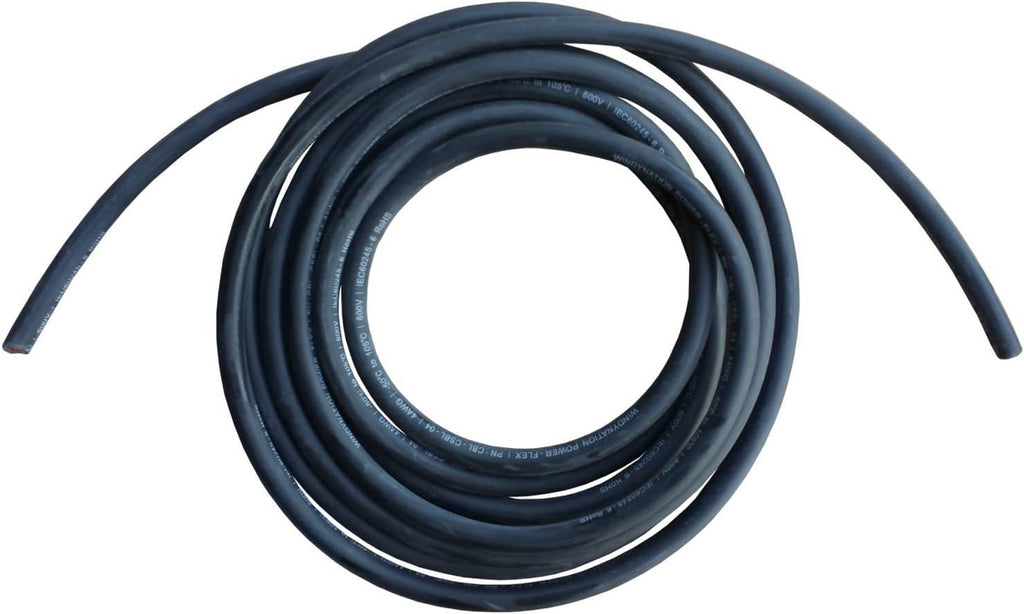 4 Gauge 4 AWG 15 Feet Red + 15 Feet Black (30 Feet Total) Pure Copper Flexible Cable Wire A189