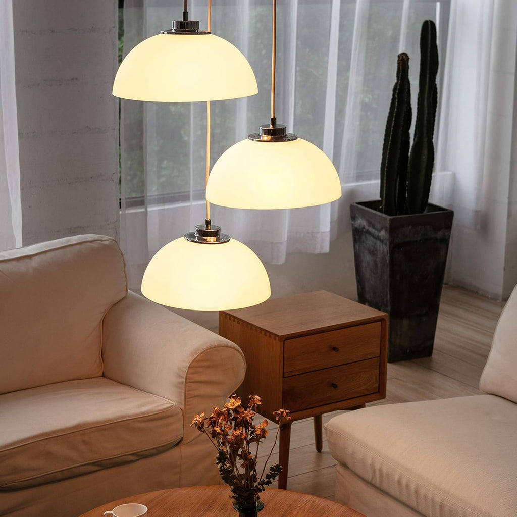 White Fringe Pendant Lighting R63809