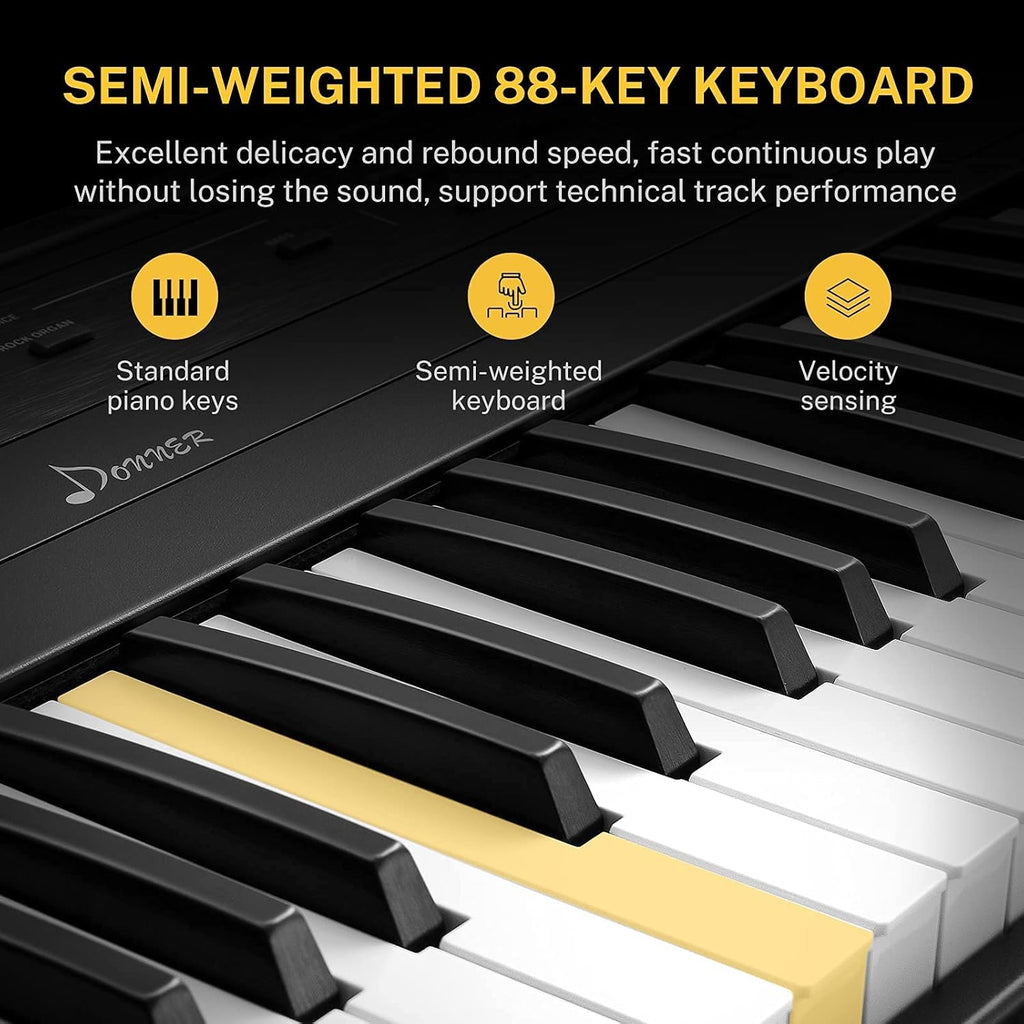 88 Key Digital Piano Keyboard with Sustain Pedal Y251