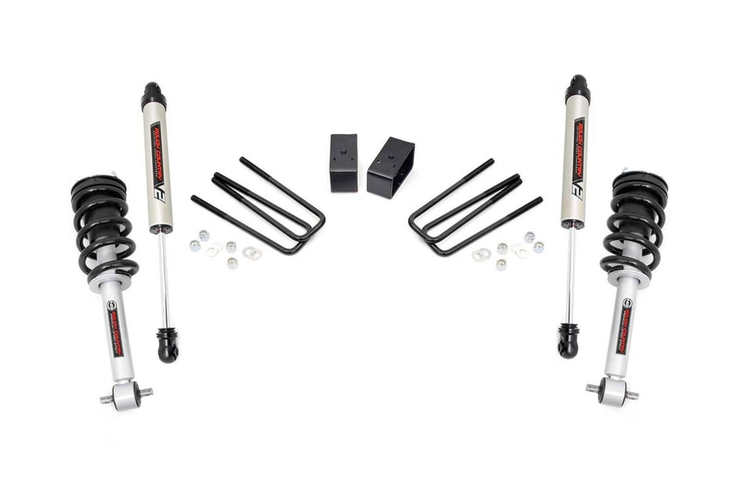 3.5 inch Suspension Lift Kit N3 Struts V2 Shocks for 07-13 Silverado Sierra 1500 2WD Cast Steel B71721